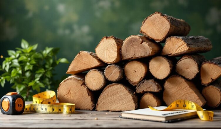 Calcul stère de bois 50 cm
