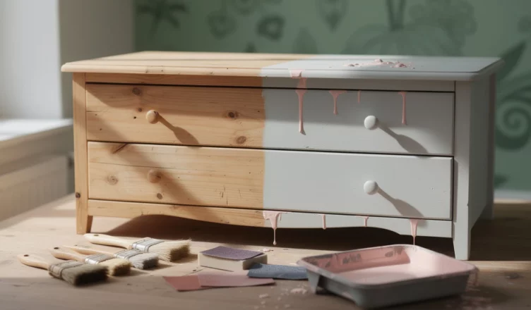 Relooker commode en pin